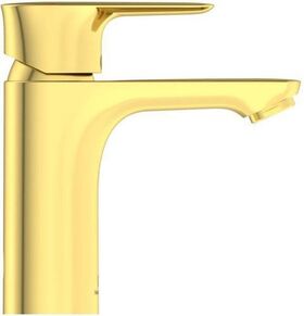 IDS Waschtischarmatur CONNECT AIR ohne Ablaufarmatur brushed gold IDEAL STANDARD