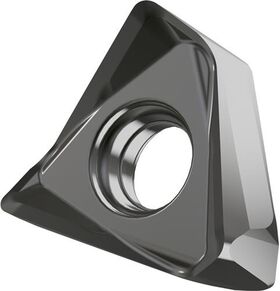 Fräswendeschneidplatte ISO TNGX 160608FR-FA:HF7 Bohrungs-D. 4,4mm Farbe Silber - VPE: 10