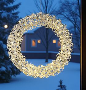 F-H-S  Silberkranz LED 30x8x30cm