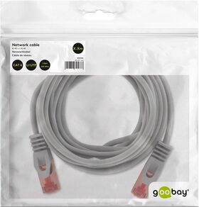 CAT 6 Patchkabel, U/UTP, grau, 10m- VPE: 1