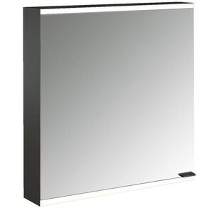 Emco LED-Lichtsp.schr. PRIME 2 FACELIFT AP 600x700mm 1-tü Ans li schwarz/spiegel EMCO