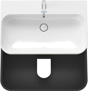 Duravit WTU HAPPY D.2 PLUS 775x490mm m UB e HL graphit supermatt