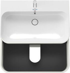 Duravit WTU HAPPY D.2 PLUS 775x490mm m UB e Hahnloch weiß hochglanz