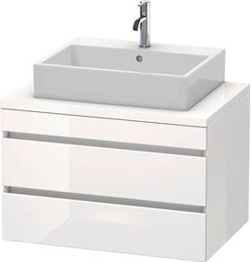 Duravit Konsolenunterschrank DURASTYLE 512x800x548mm eiche natur / basalt matt