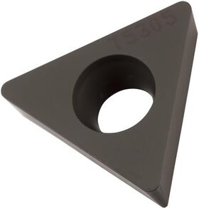 Drehwendeschneidplatte ISO TCMW 16T308:T5305 D.4,4mm MT-CVD beschichtet Schwarz - VPE: 10