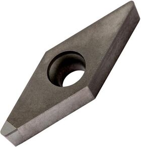 Drehwendeschneidplatte ISO VCMW 160408FN:PD1 Bohrungs-D. 4,4mm Farbe Dunkelgrau