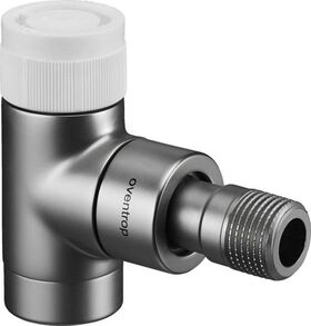 OV Thermostatventil Baureihe E Eck, DN 15, 1/2Zoll, PN 10 Edelstahl-Design