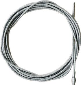 Rohrreinigungswelle Länge 7,5 m Wellen-Ø 8 mm Spiralen-Ø 8 mm Krallen-Ø 18 mm Drahtstärke Ø 2 mm einlagig CABERE