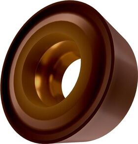 Drehwendeschneidplatte ISO RCMT 1606MOE-RM3:T8430 D.5,5mm PVD beschichtet - VPE: 10