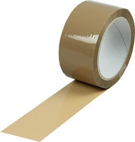 Klebeband Breite 50mm Länge 66m Stärke 48µ leise abrollend braun TRANSPAK - VPE: 36