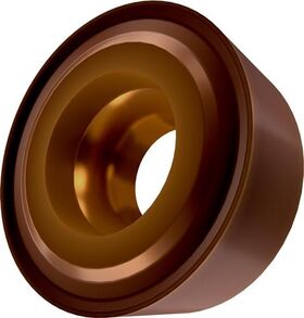 Drehwendeschneidplatte ISO RCMT 1204MOE-FM:T8430 D. 4,4mm PVD beschichtet - VPE: 10