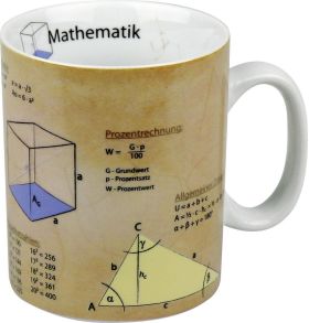 KÖNITZ  Kaffeebecher Wissen Mathe 490 - 6 VPE