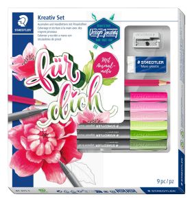 STAEDTLER  Pigm.Arts Brush Lettering 9tlg - 4 VPE
