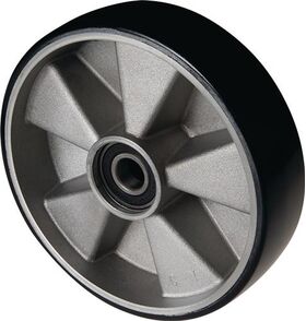 Lenkrad Polyurethan Naben-L.43mm Rad-B.50mm D.200mm Guss-Felge