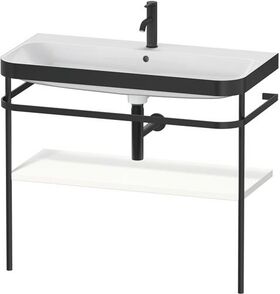 Duravit WTU HAPPY D.2 PLUS 975x490mm m Metallkon e HL we seidenmatt