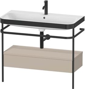 Duravit WTU HAPPY D.2 PLUS 975x490mm m Metallkon e HL ta seidenmatt