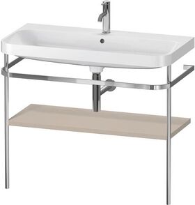 Duravit WTU HAPPY D.2 PLUS 975x490mm m Metallkon e HL ta seidenmatt