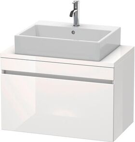 Duravit Konsolenunterschrank DURASTYLE 512x800x478mm Ei schwarz / basalt matt