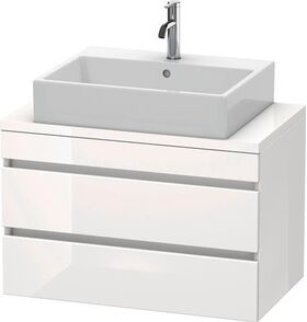 Duravit Konsolenunterschrank DURASTYLE 512x800x478mm Ei schwarz / basalt matt