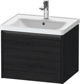 Duravit Waschtischunterbau Ketho.2 584x440x455mm eiche schwarz