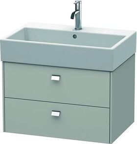 Duravit Waschtischunterbau BRIOSO Griffe chr 442x684x459mm betongrau matt