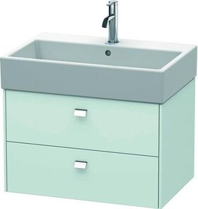 Duravit Waschtischunterbau BRIOSO Griffe chr 442x684x459mm lichtblau matt