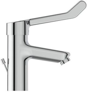 IDS Waschtischarmatur CERAPLUS 2 m Klinikhebel und Metallablauf chrom IDEAL STANDARD