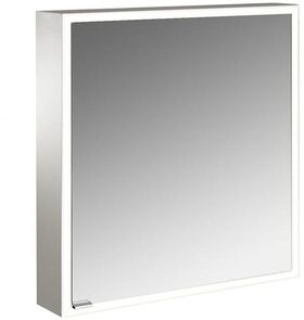 Emco LED-Lichtsp.schr. PRIME FACELIFT AP 600x700mm 1-tü Ans re aluminium/weiß EMCO