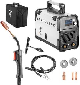 Fülldrahtschweißgerät FLUX 160 ST Digital Einzelgerät m.Zub.40-160 A