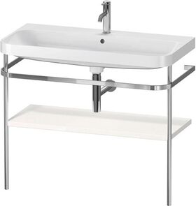 Duravit WTU HAPPY D.2 PLUS 975x490mm m Metallkon e HL we hochglanz