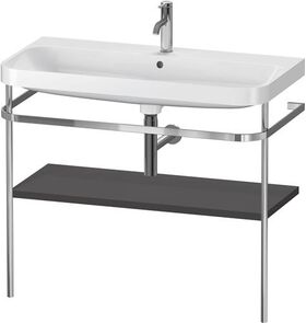 Duravit WTU HAPPY D.2 PLUS 975x490mm m Metallkon e HL gra supermatt