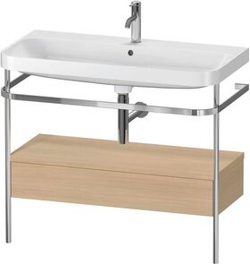 Duravit WTU HAPPY D.2 PLUS 975x490mm m Metallkon e HL medi eiche