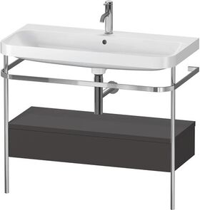 Duravit WTU HAPPY D.2 PLUS 975x490mm m Metallkon e HL gra supermatt