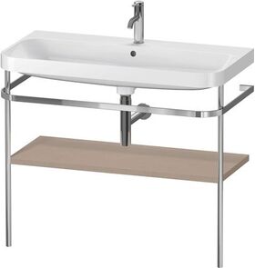 Duravit WTU HAPPY D.2 PLUS 975x490mm m Metallkon e Hahnloch leinen