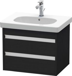Duravit Waschtischunterbau KETHO 455x600x480mm eiche schwarz