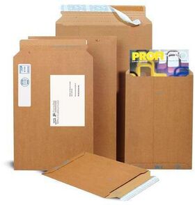 Versandtasche Suprawell Maße 370x540mm B3 Wellpappe braun SK TRANSPAK - VPE: 75