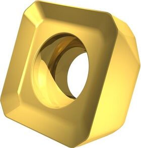 Fräswendeschneidplatte ISO SNMT 1205AZSR-M:M8330 D.5,2mm PVD beschichtet Gold - VPE: 10