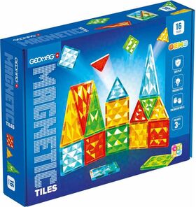 Geomag Magnetic Tiles, 16 Stk.