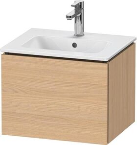 Duravit WTU Compact L-CUBE 400x520x421mm, 1 Auszug eiche natur