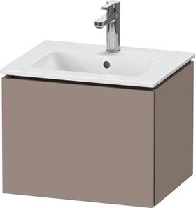 Duravit WTU Compact L-CUBE 400x520x421mm, 1 Auszug basalt matt
