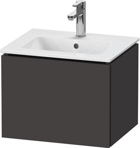 Duravit WTU Compact L-CUBE 400x520x421mm 1 Auszug graphit supermatt