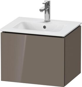 Duravit WTU Compact L-CUBE 400x520x421mm 1 Az fla grey hochglanz