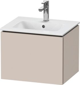 Duravit WTU Compact L-CUBE 400x520x421mm, 1 Auszug taupe