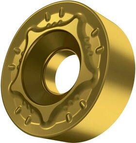 Wendeschneidplatte ISO RNGH 381200-MR:T9226 Tiefe 12mm MT-CVD beschichtet Gold - VPE: 3