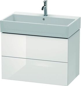 Duravit Waschtischunterbau L-CUBE 544x784x459mm weiß hochglanz