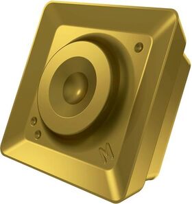 Fräswendeschneidplatte ISO SDMX 120508EN-M:M8330 Tiefe 12mm PVD beschichtet Gold - VPE: 10