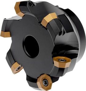 Planfräser ISO 80A06R-S45OD06D D.27mm Rechtslauf Schneid-D.89,5mm PRAMET