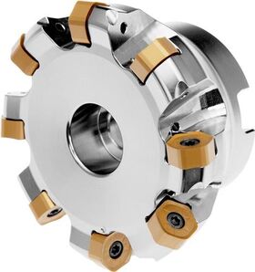 Planfräser ISO 125A10R-S45HN06C-C D.40mm Rechtslauf Schneid-D.132,2mm