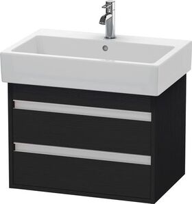 Duravit Waschtischunterbau KETHO 440x650mm eiche schwarz
