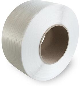 Umreifungsband Bandbreite12xStärke0,63mm Länge 3000m PP weiß Kern 200mm TRANSPAK - VPE: 2